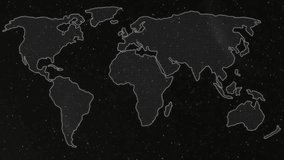 Soccer ball with Netherlands flag over world map and data processing animation. Football, technology, global, international, analytics, sport - Powered by Shutterstock - Get 15% off with code: PIKWIZARD15