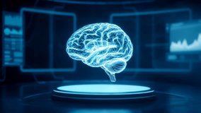 x ray of the human brain hologram - Powered by Shutterstock - Get 15% off with code: PIKWIZARD15