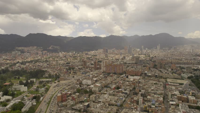 Drone Bogota, Capital de Colombia 