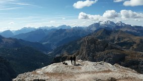 Couple Fly Hike Adventure Dolomites Alps Italy Travel Adventure - Powered by Shutterstock - Get 15% off with code: PIKWIZARD15
