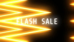 Flash sale banner with bright light on background. Sale text with glitch background. Hot flash sale promotion background banner with modern animation. Sale text banner with noise background. - Powered by Shutterstock - Get 15% off with code: PIKWIZARD15