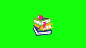 APPLE ICON ANIMATION. Red apple rotation on Transparent screen background. apple icon.  - Powered by Shutterstock - Get 15% off with code: PIKWIZARD15