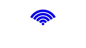 Radio icon Wi fi signal icon black background animation video on the display. on black background. - Powered by Shutterstock - Get 15% off with code: PIKWIZARD15