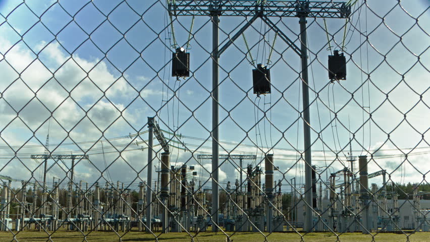 electrical substation, time-lapse