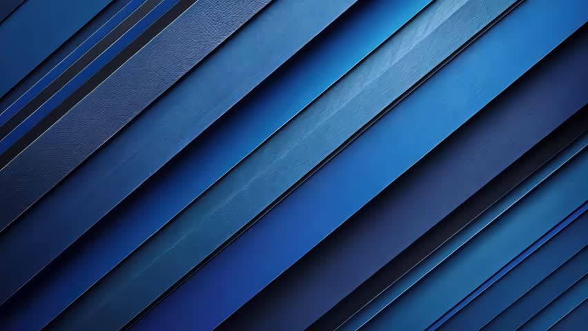 Abstract diagonal light streaks blue stripe