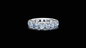 Rotating Ring with  shining diamonds - Powered by Shutterstock - Get 15% off with code: PIKWIZARD15