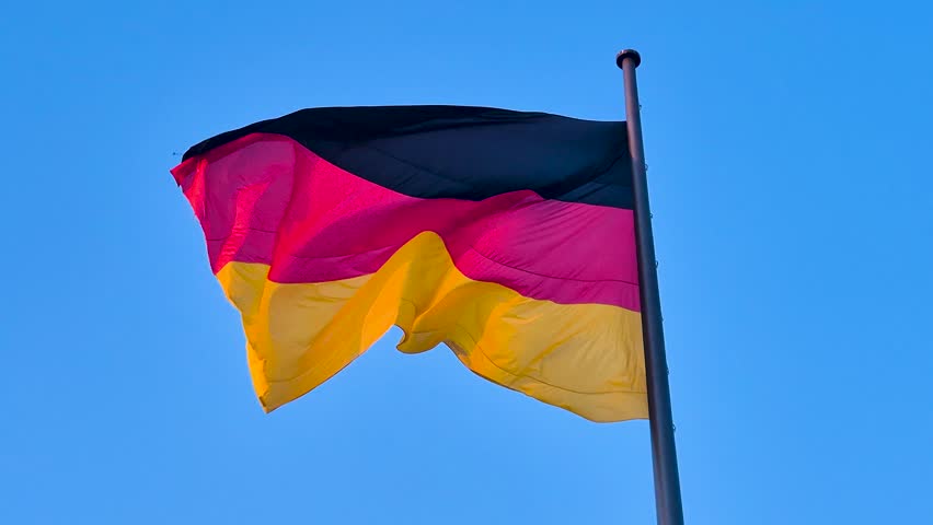 Flag of Germany. The national flag of Germany (Flagge Deutschlands).