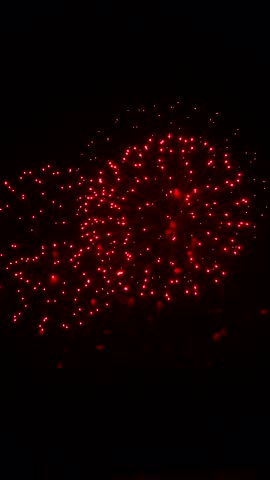 Stunning abstract fireworks display lighting up the night sky for New Year and Independence Day celebrations