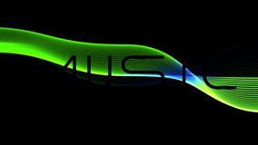 Dynamic RGB Spectrum Animation with the Word MUSIC in Motion - Powered by Shutterstock - Get 15% off with code: PIKWIZARD15