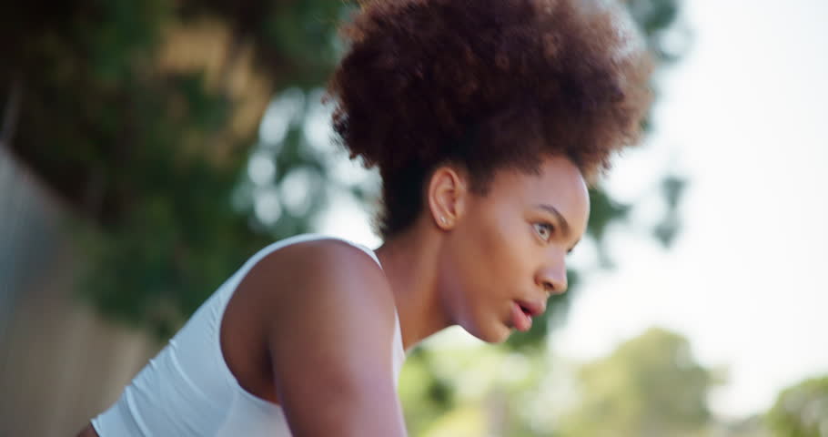 Fitness, balance and woman in city for push up, workout and exercise for active health or strong core. Incline movement, girl or female athlete on bar for outdoor training, wellness or muscle growth