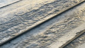 Frozen railway tracks iced railroad in arctic cold region Lapland area of Scandinavia - Powered by Shutterstock - Get 15% off with code: PIKWIZARD15