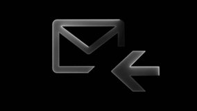 Message icon with tick mark indicates read status. Email icon with check sign indicates message status.E-mail Icon Moving Through Rack Servers in Data Center. - Powered by Shutterstock - Get 15% off with code: PIKWIZARD15