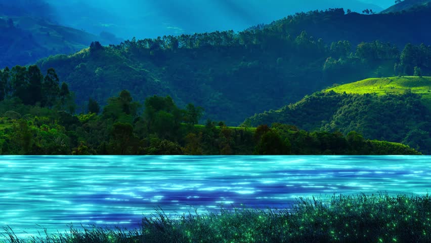 Seamless Loop, beautiful landcape animation scenery