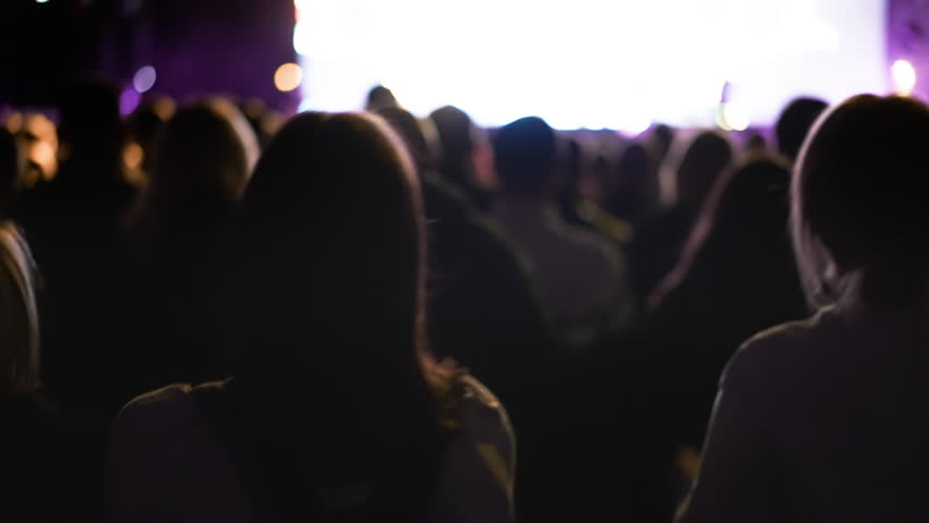 Lot teens dance kpop music concert. Many girls fans cheering fun party. Joy crowd teenagers hang out cool night life fest, k pop chill. Epic live arena, Korea. Neon light, People enjoy Korean song.