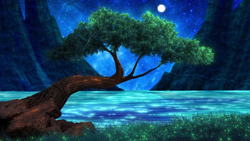 Seamless Loop, beautiful landcape animation scenery