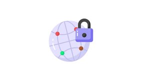 padlock with network globe denoting vector of global network security  - Powered by Shutterstock - Get 15% off with code: PIKWIZARD15