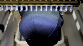 Machine embroidery of stars on a black hat with yellow thread. Embroidered baseball cap close-up. 4k 50 fps video. - Powered by Shutterstock - Get 15% off with code: PIKWIZARD15