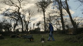 man, chopping, wood, axe, firewood, rural, sunset, dusk, countryside, work, labor, outdoors, energy, movement, action, cutting, manual, hard, power, strong, focus, craft, task, effort, scene, environm - Powered by Shutterstock - Get 15% off with code: PIKWIZARD15