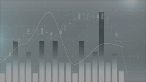 Ecuadorian flag overlaid with financial graphs and data analysis animation. Economy, finance, analytics, investment, statistics, growth - Powered by Shutterstock - Get 15% off with code: PIKWIZARD15