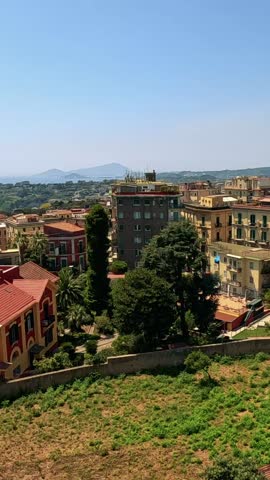 Panoramic view of Naples with ocean backdrop