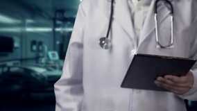 Close up of professional doctor holding tablet and holding medical cross icon hologram. Skilled general practitioner checking and diagnosis symptom by using medical research and technology. Remedial. - Powered by Shutterstock - Get 15% off with code: PIKWIZARD15