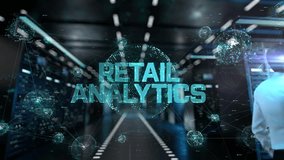 Retail analytics. IT Administrator Activating Modern Data Center Server with Hologram. - Powered by Shutterstock - Get 15% off with code: PIKWIZARD15