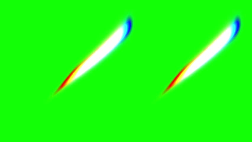 Solar eruption 4k, animation, green screen background