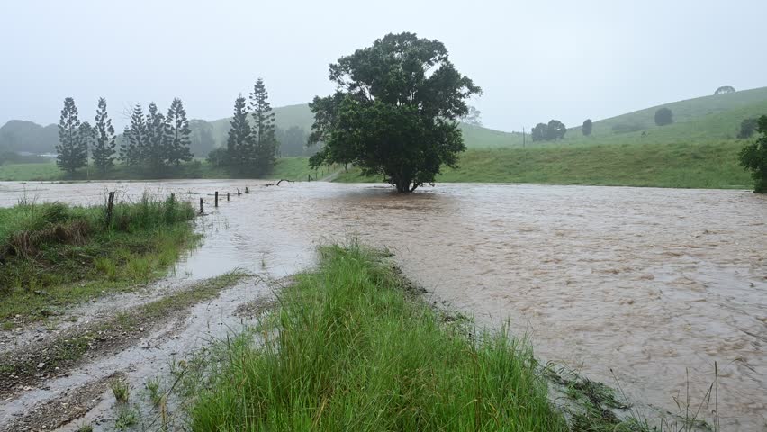 Flood in South East Queensland, Australia
