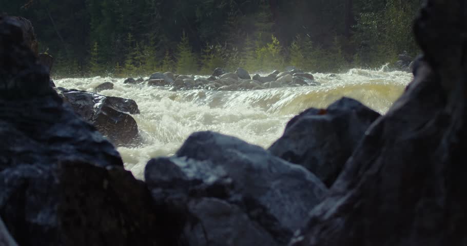 Mountain River Canyon, rapid flow