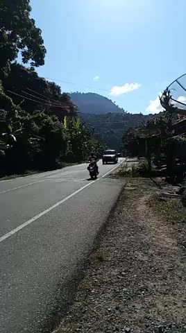 roadside with beautiful mountain views