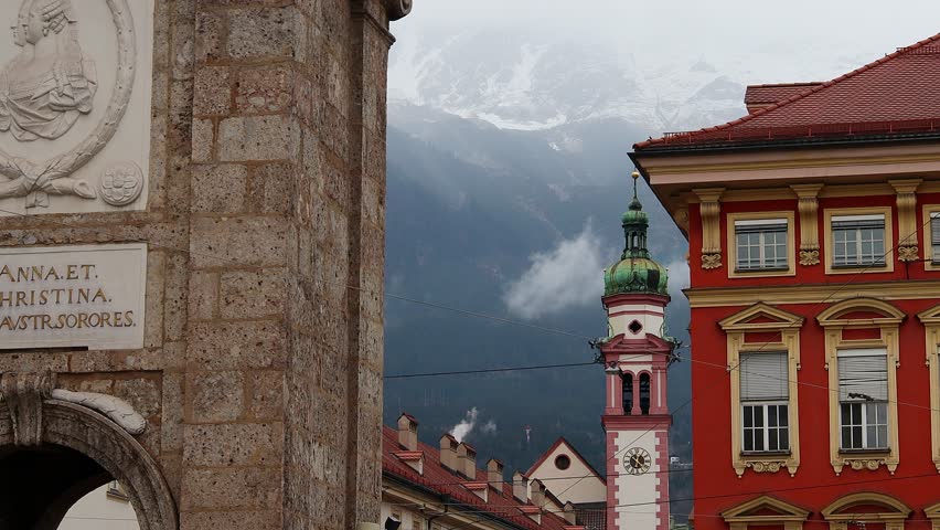 the historic city of innsbruck austria 4k 25fps video