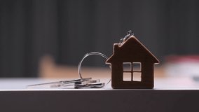 House keychain with keys symbolizing new home purchase - Powered by Shutterstock - Get 15% off with code: PIKWIZARD15