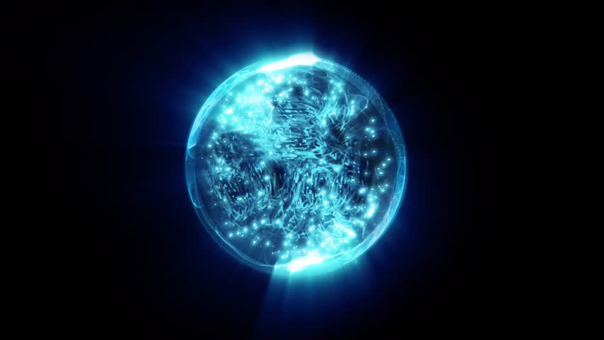 Energy spheres divide like cells in a living organism.
