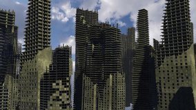 unfinished or abandoned Dystopian Cityscape

A dark and eerie cityscape of unfinished or abandoned skyscrapers under a cloudy sky, with a sense of decay.
 - Powered by Shutterstock - Get 15% off with code: PIKWIZARD15