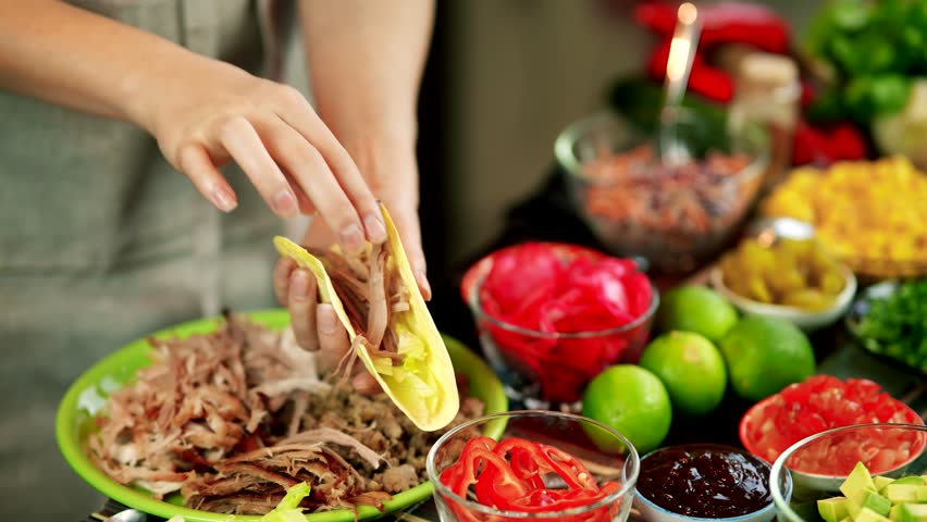 Mexican Pork Carnitas Tacos Fajitas. American Taco Salsa Corn Tortilla Carne Asada. Mexican Tacos Filled Meat. Homemade American Soft Shell Beef Tacos. Mexican Food Burrito. Tasty Tortilla Fast Food.