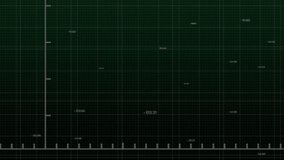 Soccer ball with financial graph animation overlay on green grid background. Finance, economy, business, sports, analytics, data - Powered by Shutterstock - Get 15% off with code: PIKWIZARD15