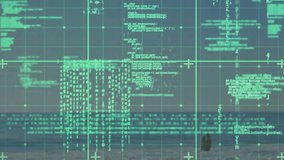 Silhouette of person running over digital code and data processing animation. Technology, innovation, cyberspace, motion, network, security - Powered by Shutterstock - Get 15% off with code: PIKWIZARD15