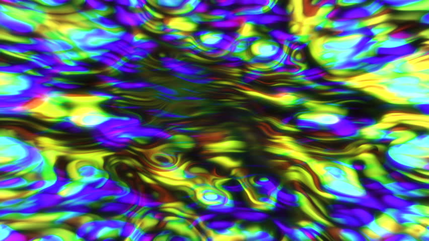 Psychedelic liquid light show transforming and morphing. Motion