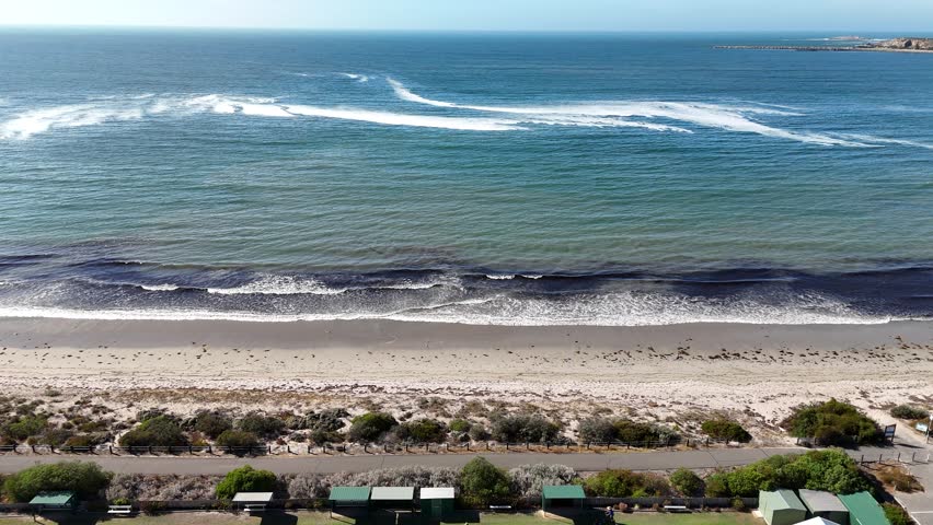 Victor Harbor, Southern Adelaide – Stunning 4K Aerial Drone Footage of Coastal Town in Australia, Featuring Beachfront, Ocean Views, Granite Island, and Scenic Shores of the Fleurieu Peninsula
