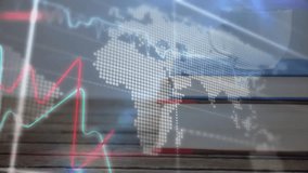 Books stacked on table with financial data and clock animation overlay. Finance, investment, analysis, time management, technology, business - Powered by Shutterstock - Get 15% off with code: PIKWIZARD15