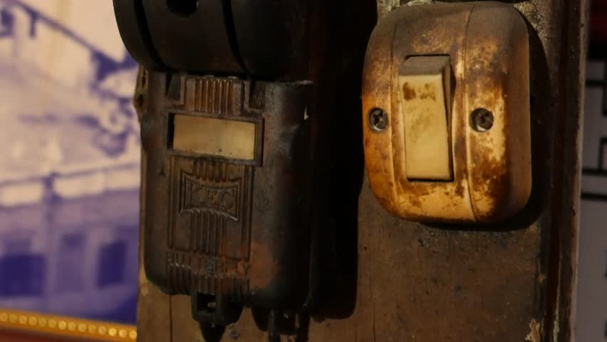 Old style circuit breaker and toggle light switch