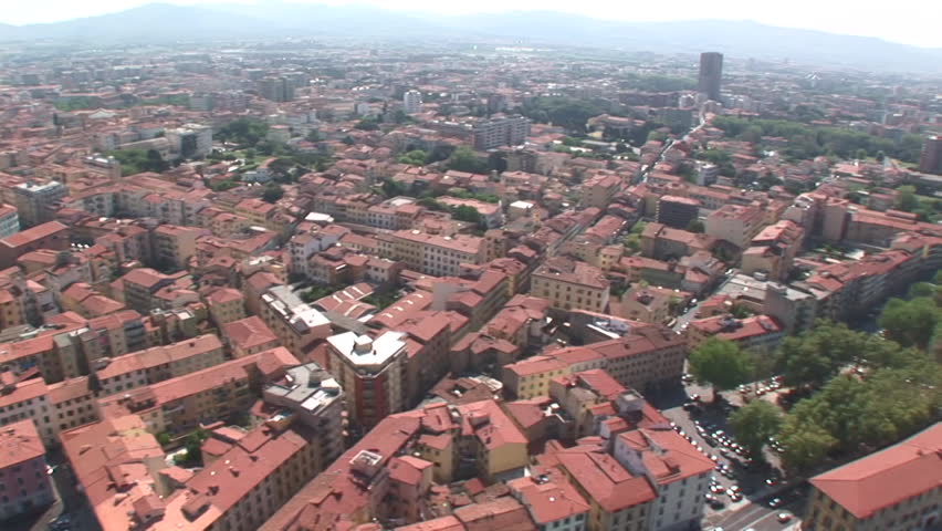 Aerial view of Livorno (Leghorn), Italy
