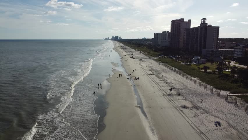 Myrtle Beach Sand Sun Sea Tourism South Carolina Waves