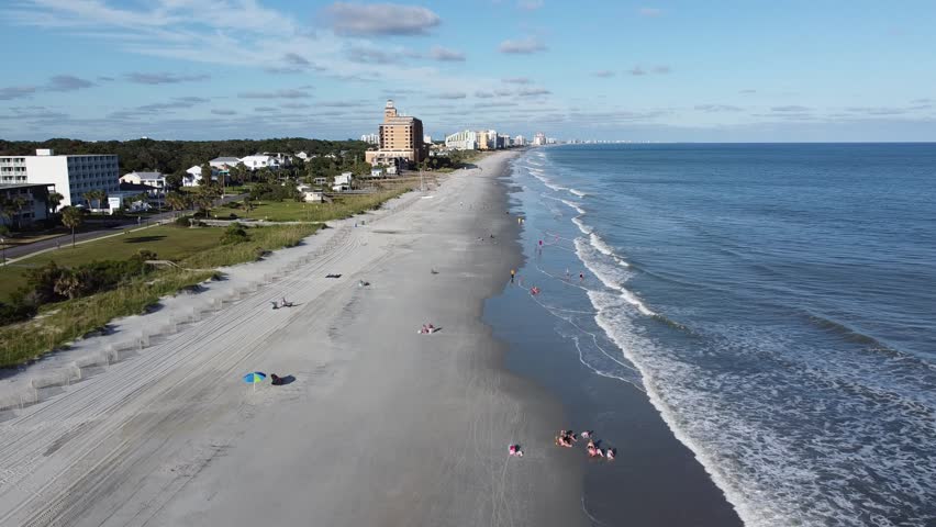 Myrtle Beach Sand Sun Sea Tourism South Carolina Waves