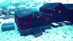 The old research station in Antarctica serves as a base for scientists conducting experiments and studying local weather conditions in extreme environments. - Powered by Shutterstock - Get 15% off with code: PIKWIZARD15
