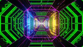 Geometric Color Shift: Abstract Vj Seamless Loop Art. 3D Illustration - Powered by Shutterstock - Get 15% off with code: PIKWIZARD15