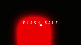 Flash sale banner with bright light on background. Sale text with glitch background. Hot flash sale promotion background banner with modern animation. Sale text banner with noise background. - Powered by Shutterstock - Get 15% off with code: PIKWIZARD15