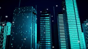 Big city digital connect background - Powered by Shutterstock - Get 15% off with code: PIKWIZARD15