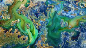 Stunning abstract fluid art showcasing a beautiful blend of vibrant colors along with intricate patterns and shapes - Powered by Shutterstock - Get 15% off with code: PIKWIZARD15