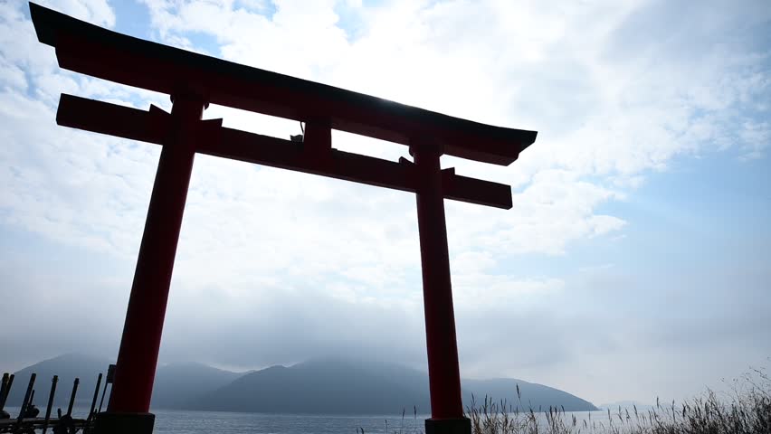 Itsukushima Shrine on Okishima Island (Omihachiman, Shiga, 2025, Jan.)